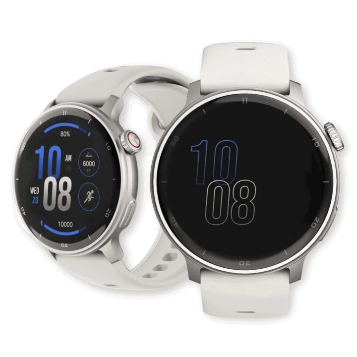 Stelio Activ GPS išmanusis laikrodis 46 mm, sidabrinis