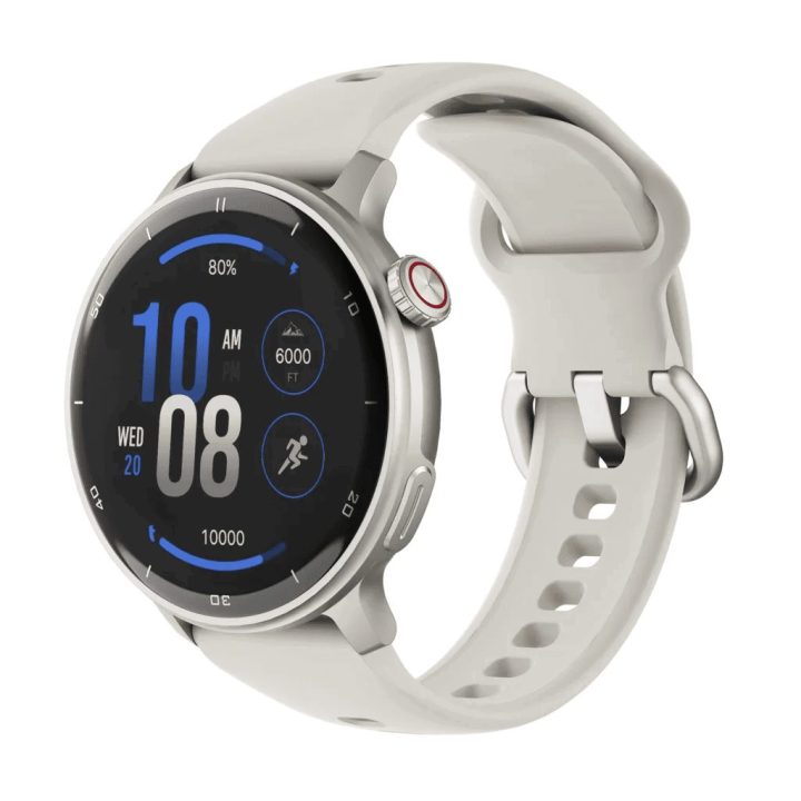 Stelio Activ GPS išmanusis laikrodis 46 mm, sidabrinis
