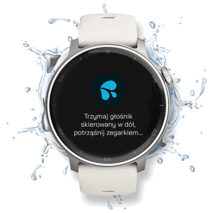Stelio Activ GPS išmanusis laikrodis 46 mm, sidabrinis