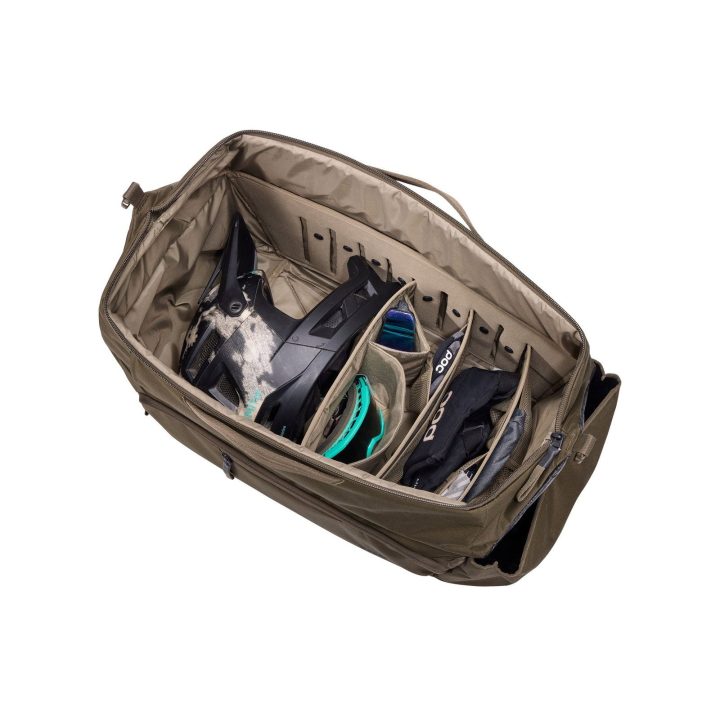 MTB įrangos krepšys Thule Roundtrip 70L, tamsiai chaki