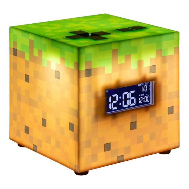 Minecraft žadintuvas su nuotaikos lemputėle