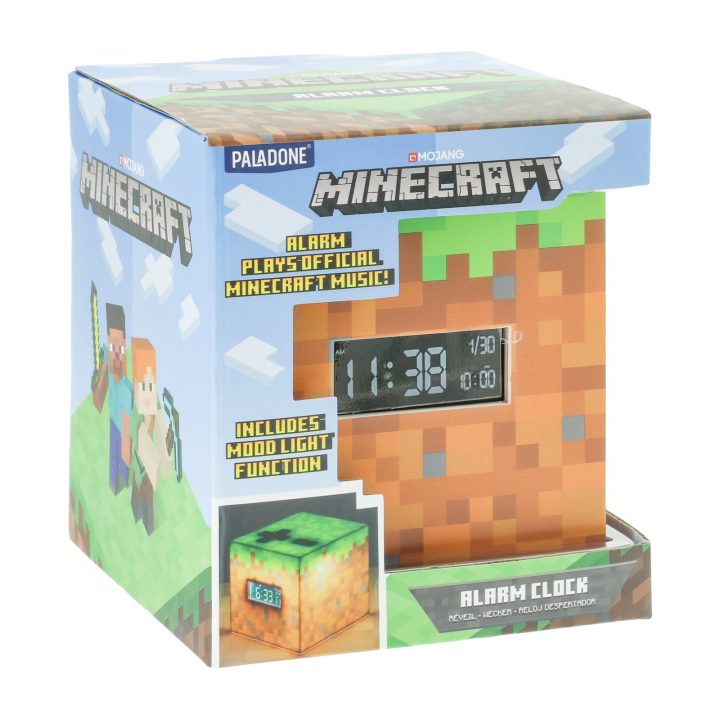 Minecraft žadintuvas su nuotaikos lemputėle