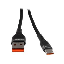 USB-A–USB-C laidas, 1 m, juodas