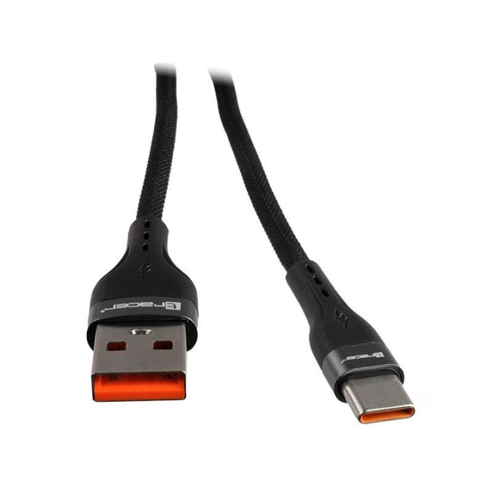 USB-A–USB-C laidas, 1 m, juodas