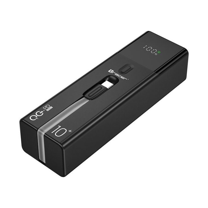 Išorinė baterija Tracer Quant 100 W 10 000 mAh