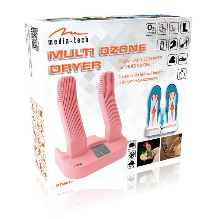 Batų džiovintuvas su ozono funkcija Media-Tech Multi Ozone Pro Dryer Pink