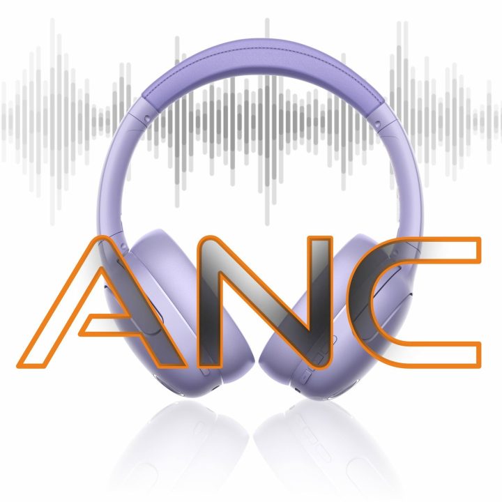 Ausinės su ANC, Bluetooth 5.3 ir 600 mAh baterija