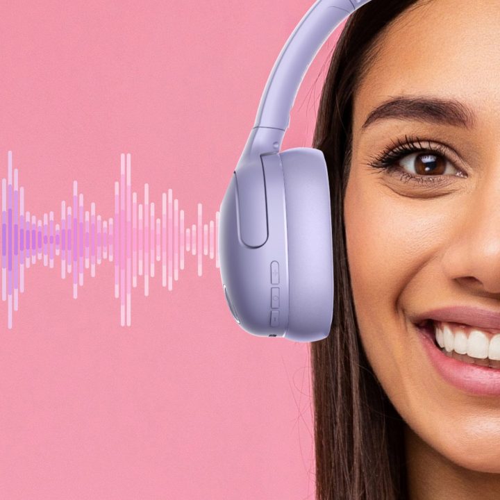 Ausinės su ANC, Bluetooth 5.3 ir 600 mAh baterija