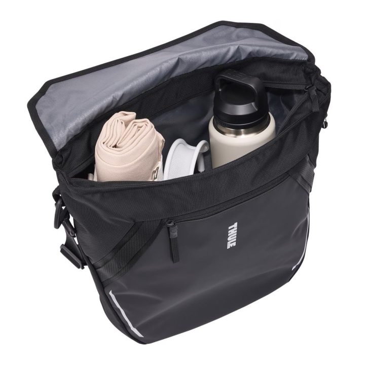 Thule Chasm Courier 22 l dviratinis krepšys su „InLock“, juodas