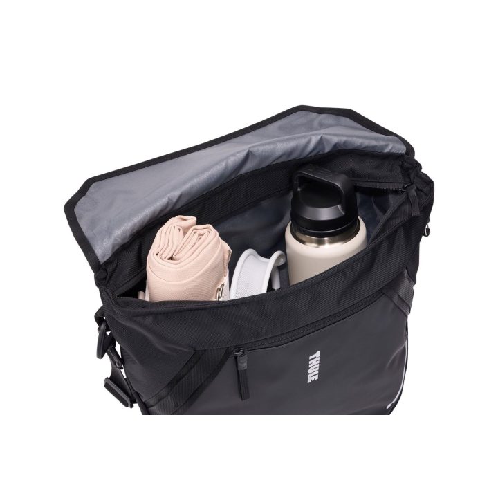 Thule Chasm Courier 22 l dviratinis krepšys su „InLock“, juodas