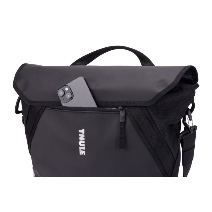 Thule Chasm Courier 22 l dviratinis krepšys su „InLock“, juodas