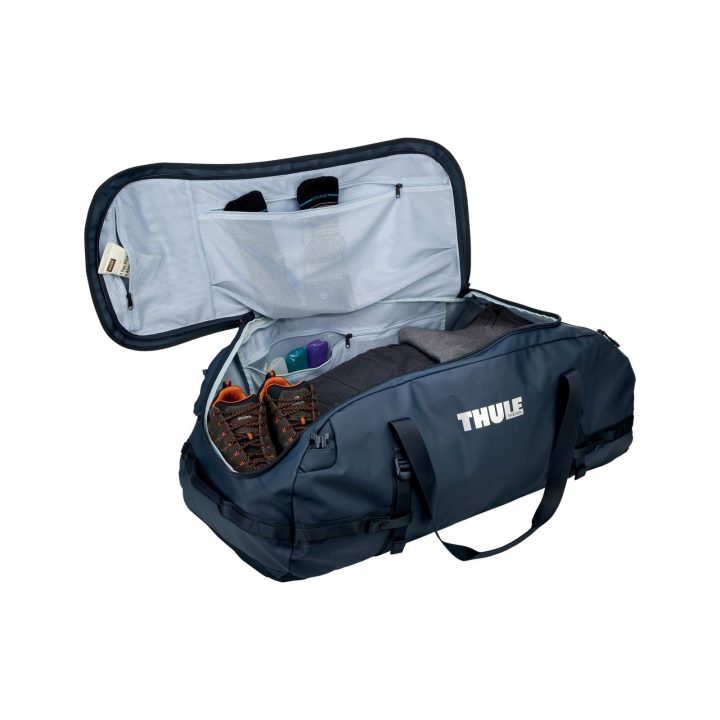 Thule Chasm 130L tamsiai mėlynas sportinis krepšys-kuprinė