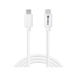USB-C į MicroUSB įkrovimo kabelis, 1 m