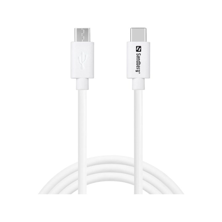 USB-C į MicroUSB įkrovimo kabelis, 1 m