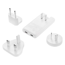 Kelioninis įkroviklis su 2x USB-C 65 W