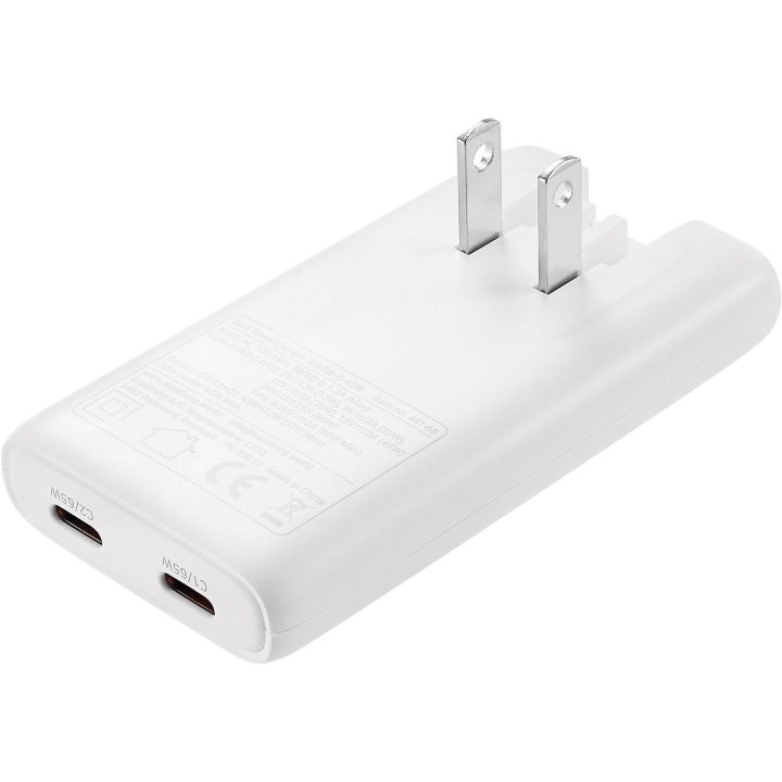 Kelioninis įkroviklis su 2x USB-C 65 W