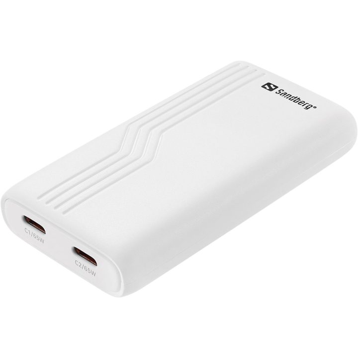 Kelioninis įkroviklis su 2x USB-C 65 W