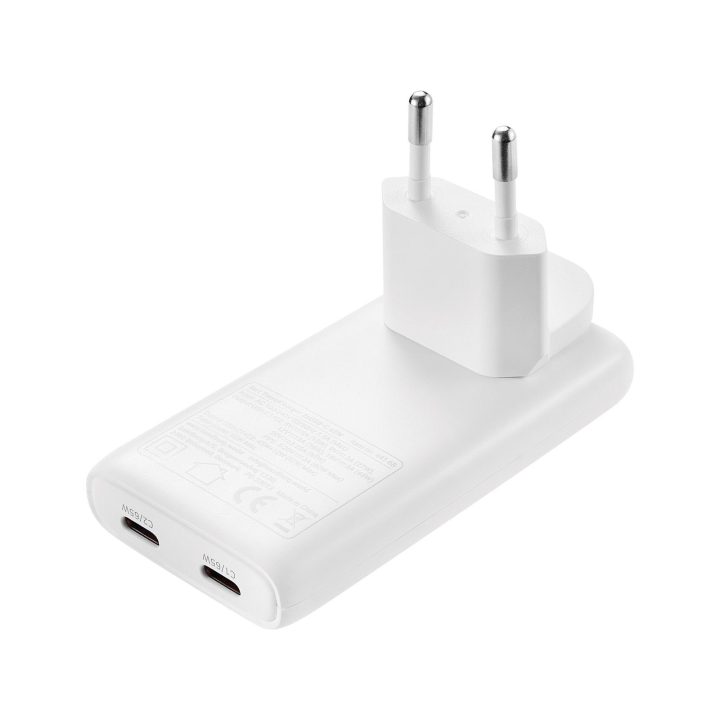 Kelioninis įkroviklis su 2x USB-C 65 W