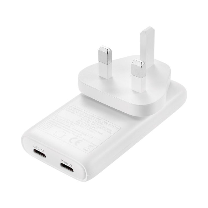 Kelioninis įkroviklis su 2x USB-C 65 W