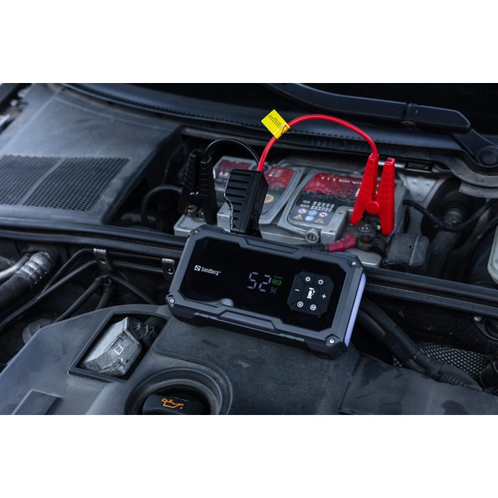 Automobilio užvediklis, power bankas ir padangų pompa Sandberg 10000 mAh
