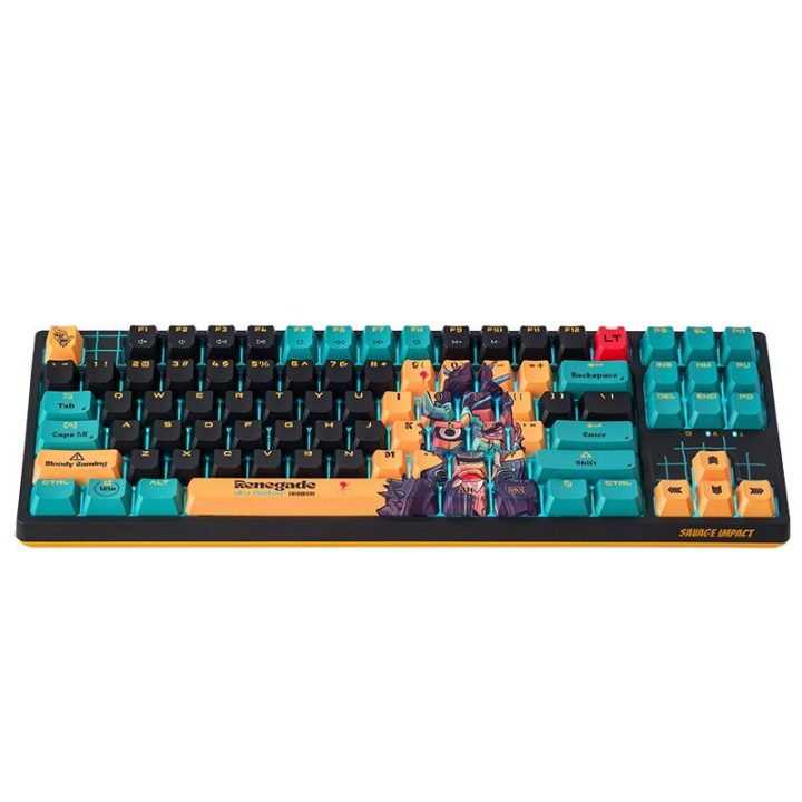Žaidimų klaviatūra Bloody AT87 Renegade USB su Alpha Switches