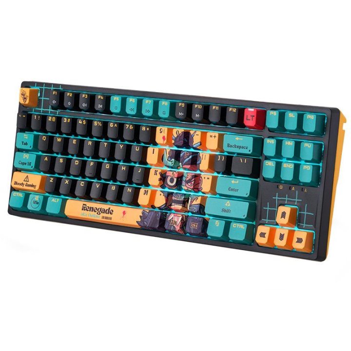 Žaidimų klaviatūra Bloody AT87 Renegade USB su Alpha Switches