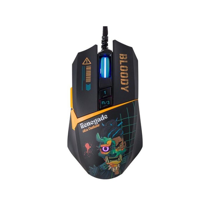 Žaidimų pelė Bloody W63 Max Renegade Midnight USB