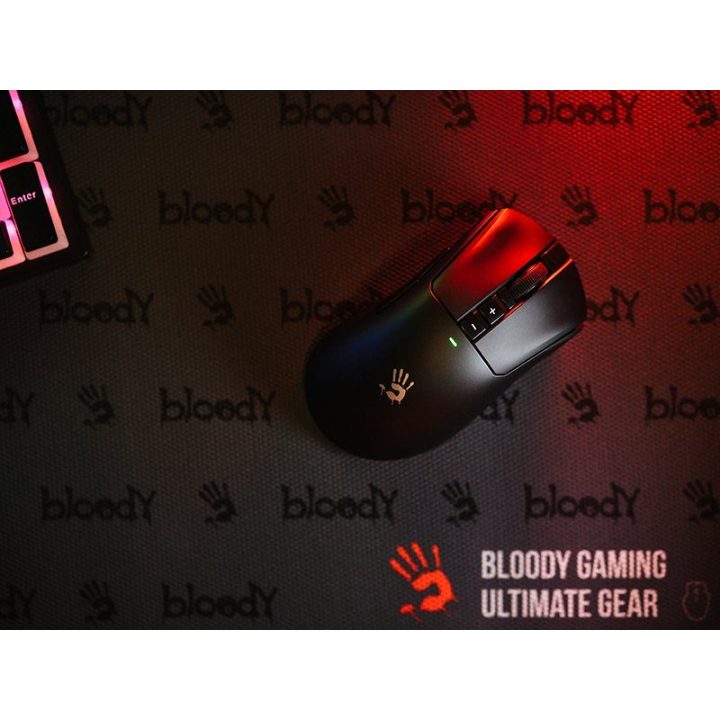 Belaidė žaidimų pelė Bloody R73 Ultra Black