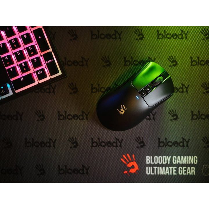 Belaidė žaidimų pelė Bloody R73 Ultra Black