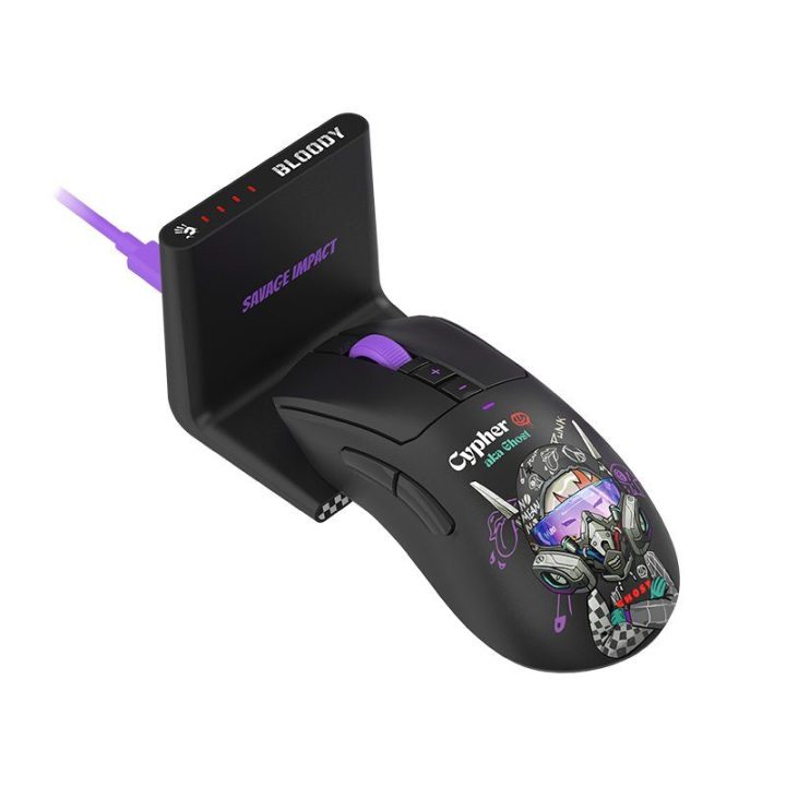 Žaidimų pelė Bloody R73 Ultra Duo Cypher Ghost