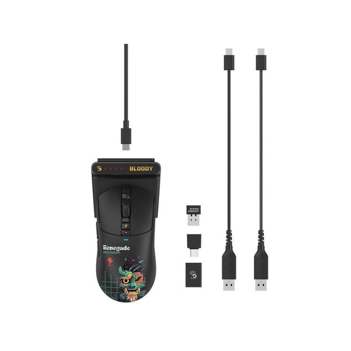 Žaidimų pelė Bloody R72 Ultra Duo Renegade Midnight