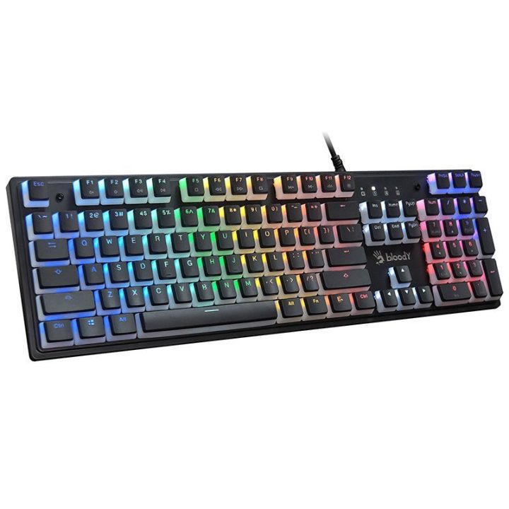 Bloody S520N mechaninė žaidimų klaviatūra su RGB apšvietimu