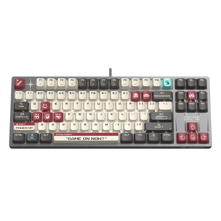 TKL mechaninė žaidimų klaviatūra Bloody S87 Pixels Red