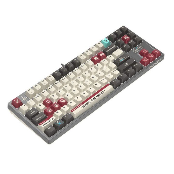 TKL mechaninė žaidimų klaviatūra Bloody S87 Pixels Red