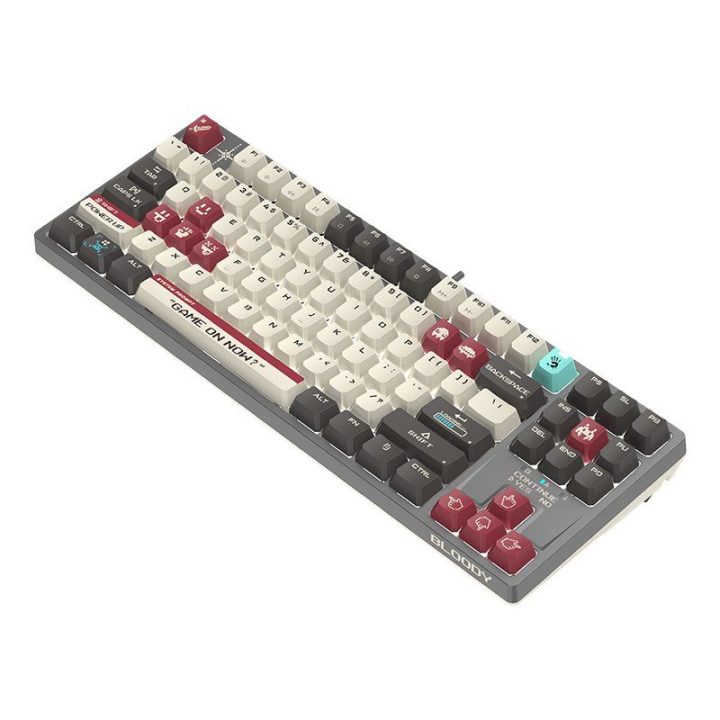TKL mechaninė žaidimų klaviatūra Bloody S87 Pixels Red