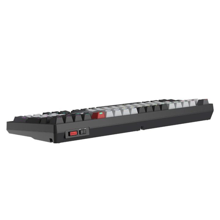 Belaidė mechaninė klaviatūra Bloody WS98 Grey su BLMS Red Plus jungikliais
