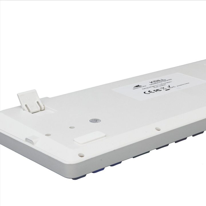 Membraninė žaidimų klaviatūra Baracuda Krill White US, 87 klavišų