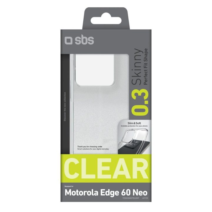 Skaidrus telefono dėklas Motorola Edge 60 Neo