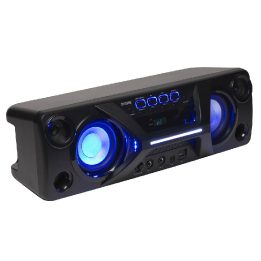 Nešiojamas stereo garsiakalbis Denver BTB-410NR, juodas
