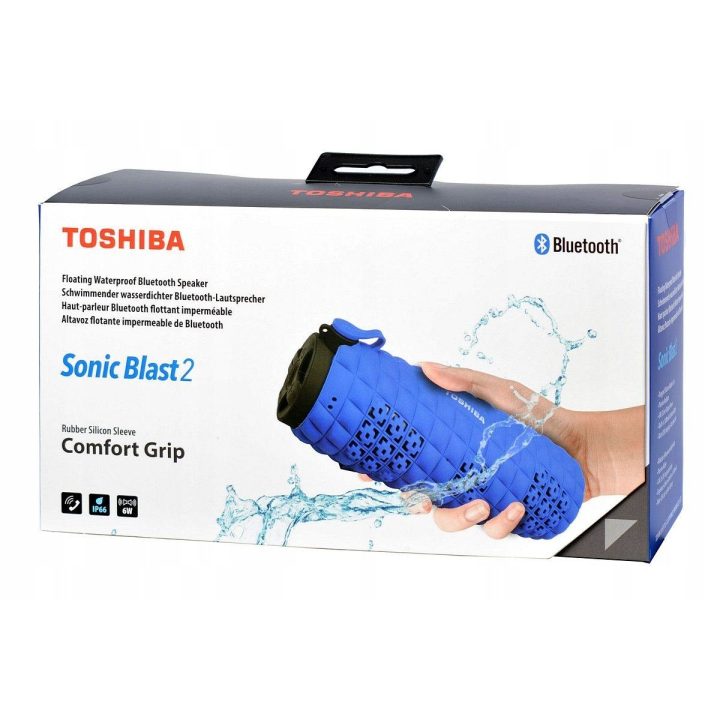 Mėlyna Toshiba Sonic Blast 2 TY-WSP80 Bluetooth kolonėlė