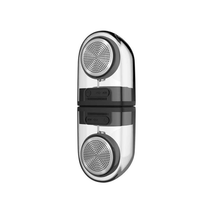 Devia Crystal Series TWS garsiakalbiai su silikoniniu dėklu, 2 vnt., juodi