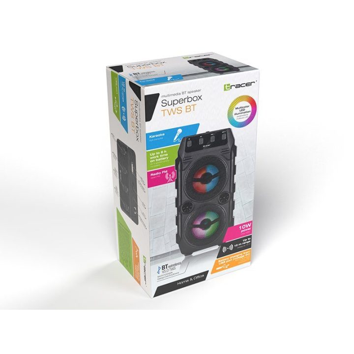 Tracer Superbox TWS Bluetooth garsiakalbis, 10 W