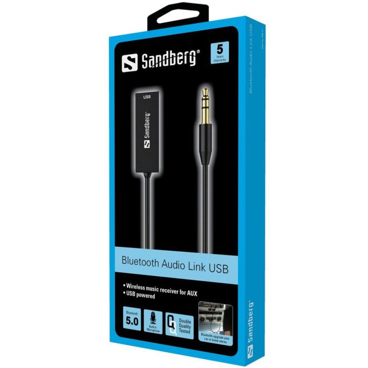 Sandberg Bluetooth garso adapteris 450-11, USB, 3,5 mm