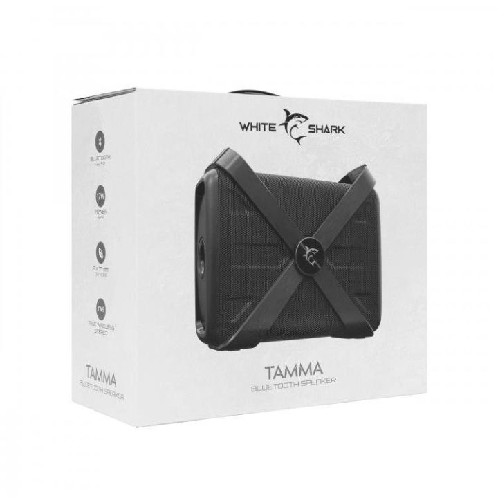 Bluetooth garsiakalbis su FM radiju White Shark GBT-58 Tamma Black