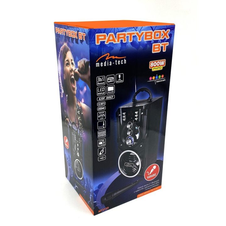 Media-Tech MT3150 Partybox garsiakalbis su karaoke