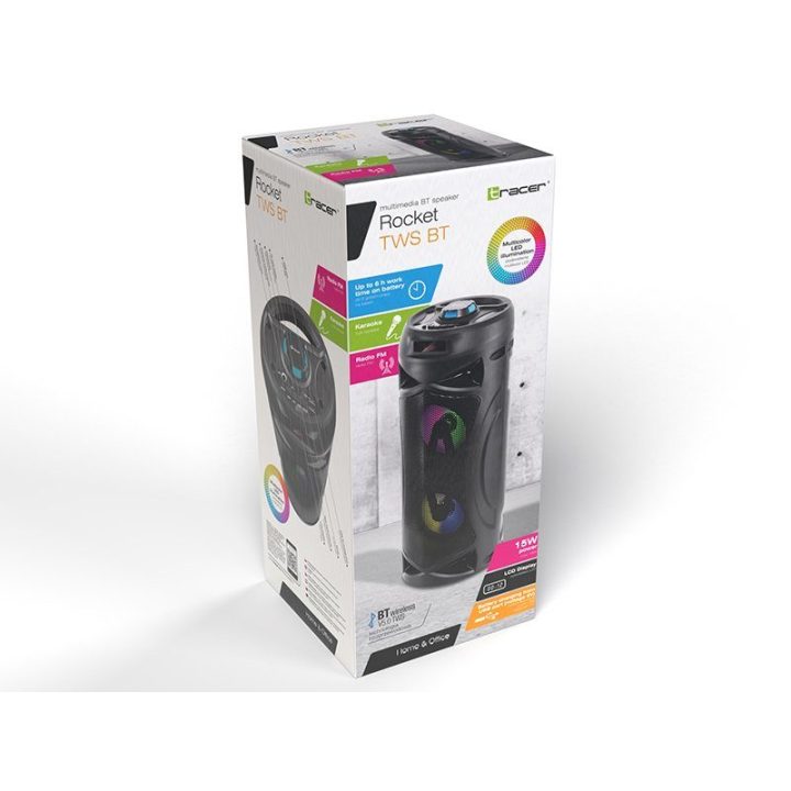 Tracer Rocket TWS Bluetooth garsiakalbis, 15 W