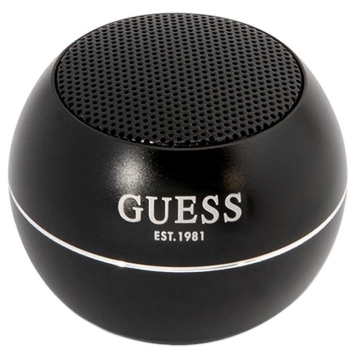 Guess Mini Bluetooth garsiakalbis, juodas, 3 W