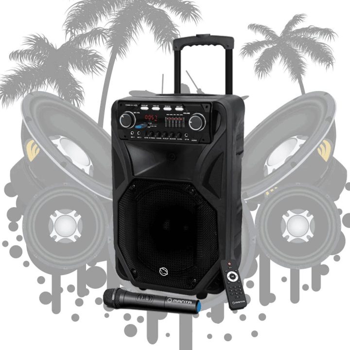 Manta SPK5021PRO Fonos mobilus garsiakalbis su belaidžiu mikrofonu
