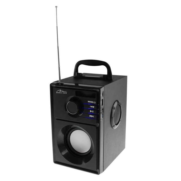 Sidabrinis Bluetooth garsiakalbis Media-Tech MT3179 Boombox