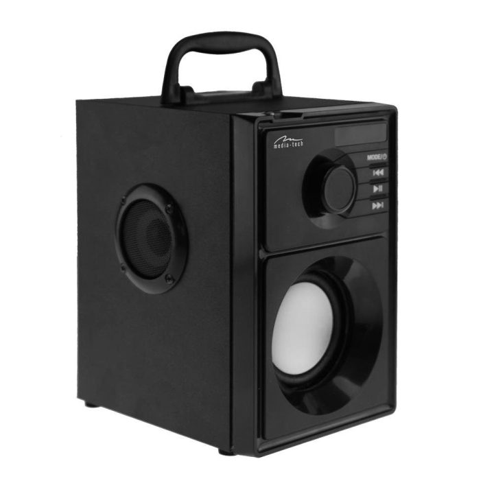 Sidabrinis Bluetooth garsiakalbis Media-Tech MT3179 Boombox